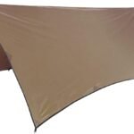 Camping Tarp, 100% Waterproof Bushcraft Shelter, Lightweight Hammock Rain Fly Portable Anti UV Large 12.8ft x 9.5ft
