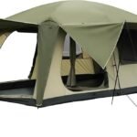 8-10 Person Camping Tent with 3 Door 2 Room Large Family Cabin Tents, Double Layer Waterproof Portable Glamping Tent, Big Tents for Outdoor Picnic Camping Hiking and Family Gathering
