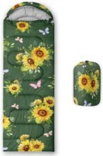 Sleeping Bags for Adults and Kids Camping Sleeping Bags for Girls and Boys Lightweight Waterproof Cold/Warm 3-Season Outdoor Travel with Compression Bags