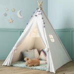 Kids Teepee Tent for Kids, Kid Play Tents for Girls & Boys, Gifts Playhouse for Indoor Outdoor Games, Toddler Toys House for Baby (Tee Pee for Child)