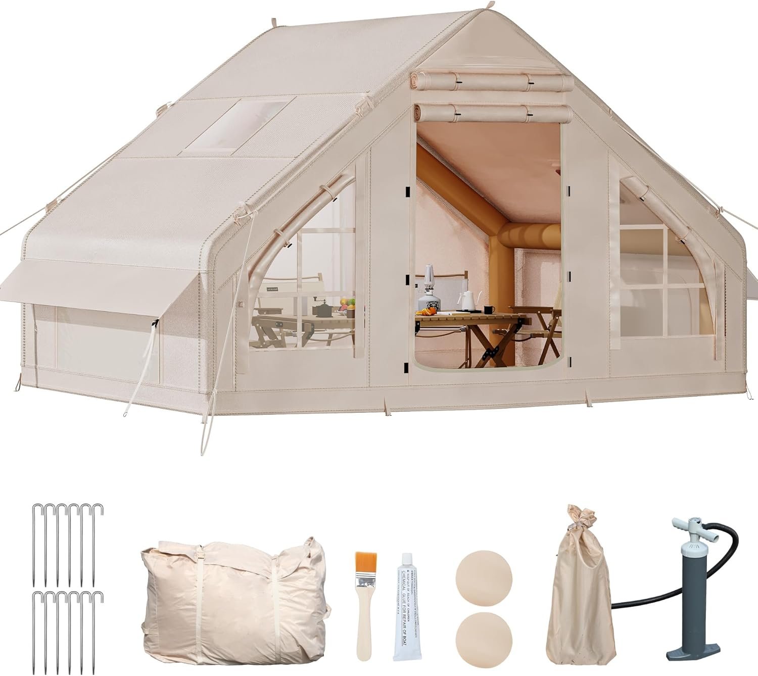 71hPhEZ1IGL._AC_SL1500_.jpg Tents 10X6.5ft Inflatable Tent - Image 1