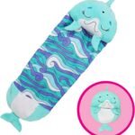 Pillow & Sleepy Sack Medium Dolphin 54" Comfy, Cozy, Compact, Super Soft, Warm, All Season, Sleeping Bag with Pillow